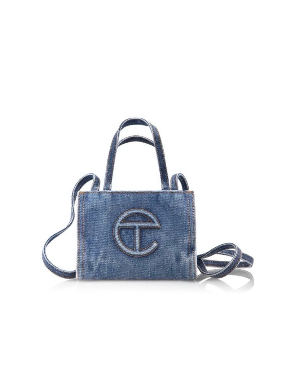 Telfar Denim Small shopper - blue